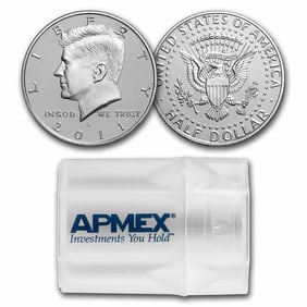 2011-S Kennedy Half Dollar 20-Coin Roll