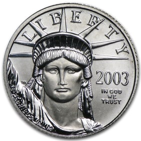 2003 1/10 oz American Platinum Eagle
