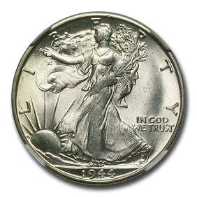 1944-S Walking Liberty Half Dollar MS-64