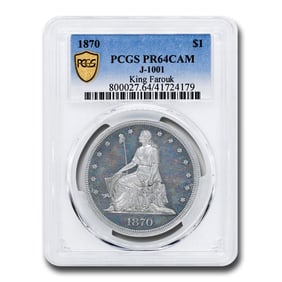 1870 Standard Dollar Pattern PR-64 Cameo