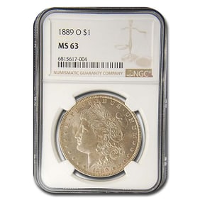 1889-O Morgan Dollar MS-63 NGC (Toned)