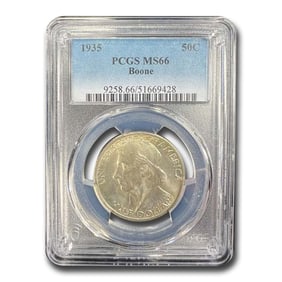 1935 Boone Half Dollar MS-66 PCGS