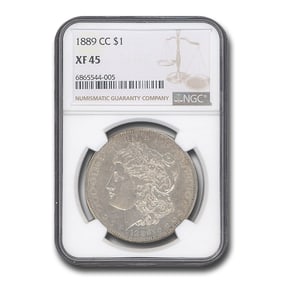 1889-CC Morgan Dollar XF-45 NGC