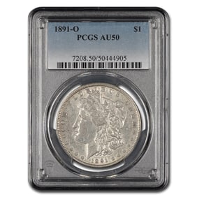 1891-O Morgan Dollar AU-50 PCGS