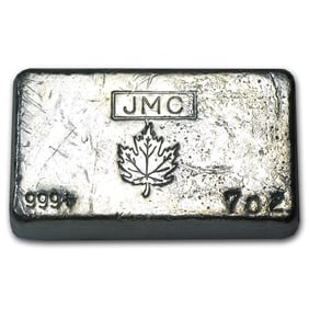 7 oz Silver Bar - Johnson