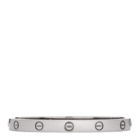 Cartier 18K White Gold LOVE Bracelet