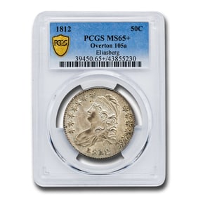 1812 Capped Bust Half Dollar MS-65+