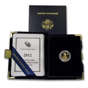 2012-W 1/10 oz Proof American Gold