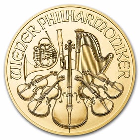 2022 Austria 1/2 oz Gold Philharmonic