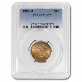 1906-D $10 Liberty Gold Eagle MS-62