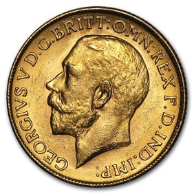 1911-1931 Australia Gold Sovereign George V