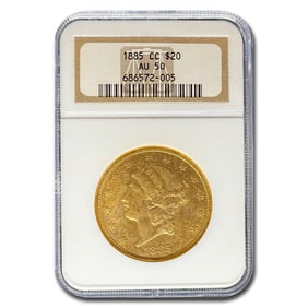 1885-CC $20 Liberty Gold Double Eagle
