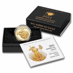 2021-W 1 oz Proof American Gold