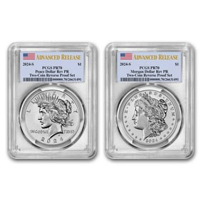 2024-S Morgan & Peace Reverse Proof