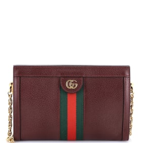 Gucci Ophidia Chain Shoulder Bag Leather