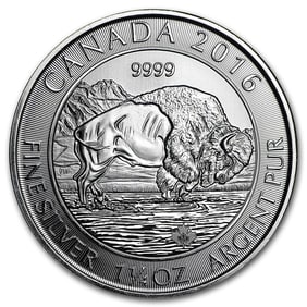 2016 Canada 1.25 oz Silver $8