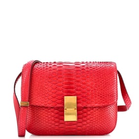 Celine Classic Box Bag Python Medium