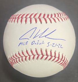 Adley Rutschman Signed Official MLB Debut