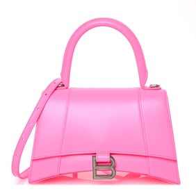 Balenciaga Shiny Box Calfskin Small Hourglass