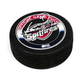 Taylor Hall Windsor Spitfires Autographed Hockey