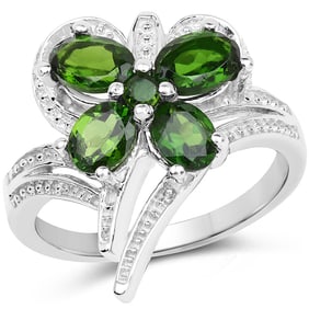 1.64 CT Genuine Chrome Diopside 14K
