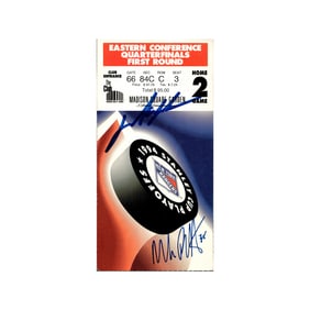 mark messier/mike richter new york rangers