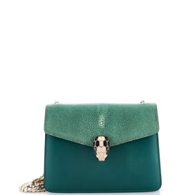 Bvlgari Serpenti Forever Square Shoulder Bag