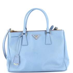 Prada Double Zip Lux Tote Saffiano
