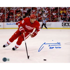 marian hossa autographed detroit red wings