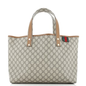 Gucci Web Loop Tote GG Coated