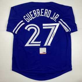 autographed/signed vladimir vlad guerrero jr toronto