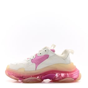 Balenciaga Fabric Mesh Clear Sole Womens