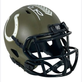 robert mathis signed indianapolis colts salute