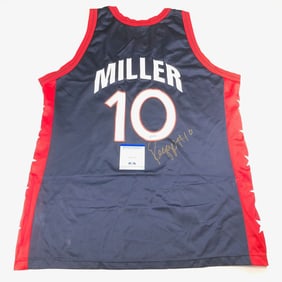 REGGIE MILLER signed jersey PSA/DNA Team
