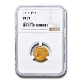 1915 $2.50 Indian Gold Quarter Eagle