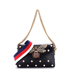 Gucci Broadway Pearly Bee Shoulder Bag