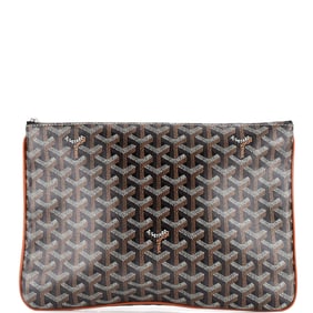 Goyard Senat Zip Pouch Coated Canvas