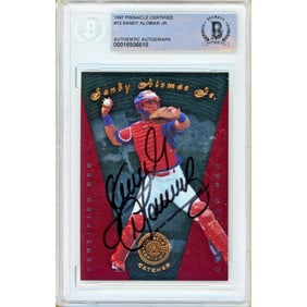sandy alomar jr cleveland indians signed