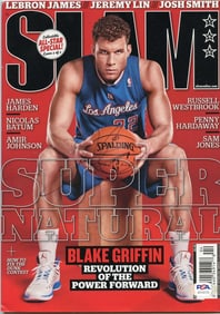 blake griffin signed slam magazine PSA/DNA