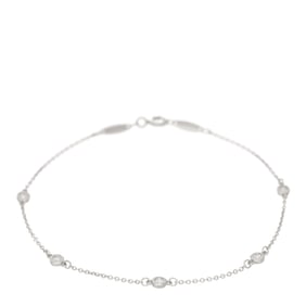 Tiffany Sterling Silver Diamond .15ct Elsa