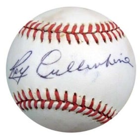 ROY cullenbine autographed signed AL baseball
