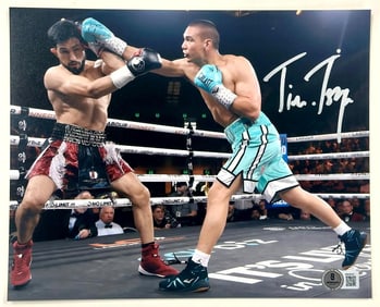 tim tszyu signed boxing 8x10 photo