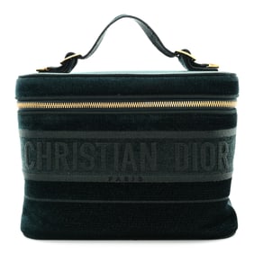 Christian Dior Velvet Vanity Case Green