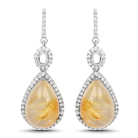 10.04 CT Genuine Golden Rutile And