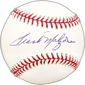 frank malzone autographed official MLB baseball