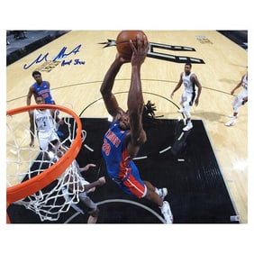 isaiah stewart detroit pistons autographed signed