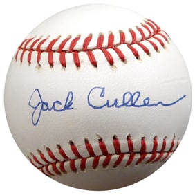 Jack Cullen Autographed Signed AL Baseball