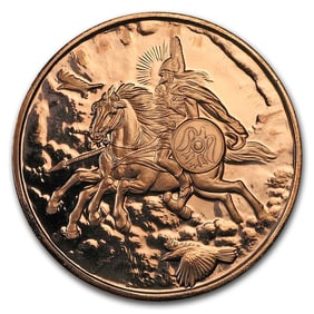 1 oz Copper Round - Nordic