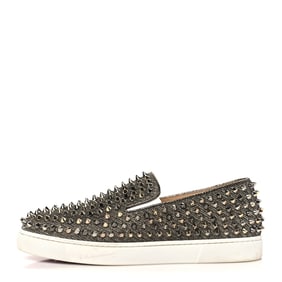 Christian Louboutin Glitter Chain Spikes Womens