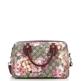 Gucci Convertible Boston Bag Blooms Print